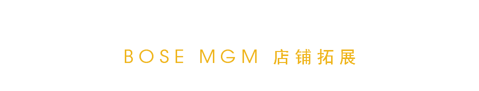 BOSE MGM 店铺拓展